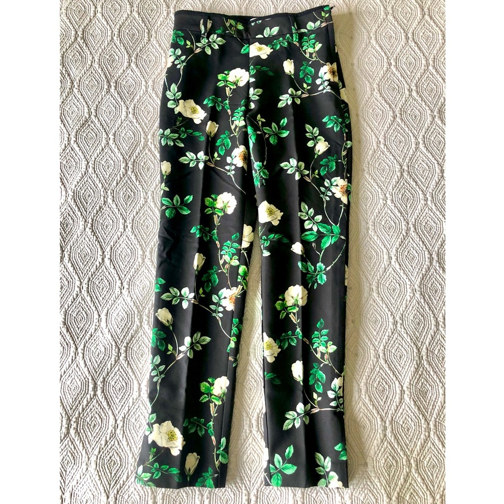 🌷🌷🌷 Ankle trouser pants floral, size 4 for spring